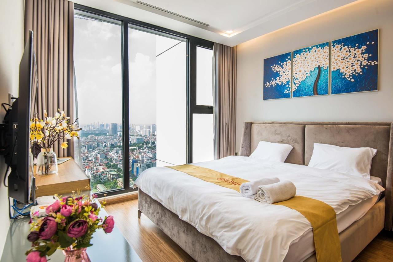 Hi-Home Suites - Vinhomes Metropolis Hanoi Eksteriør billede