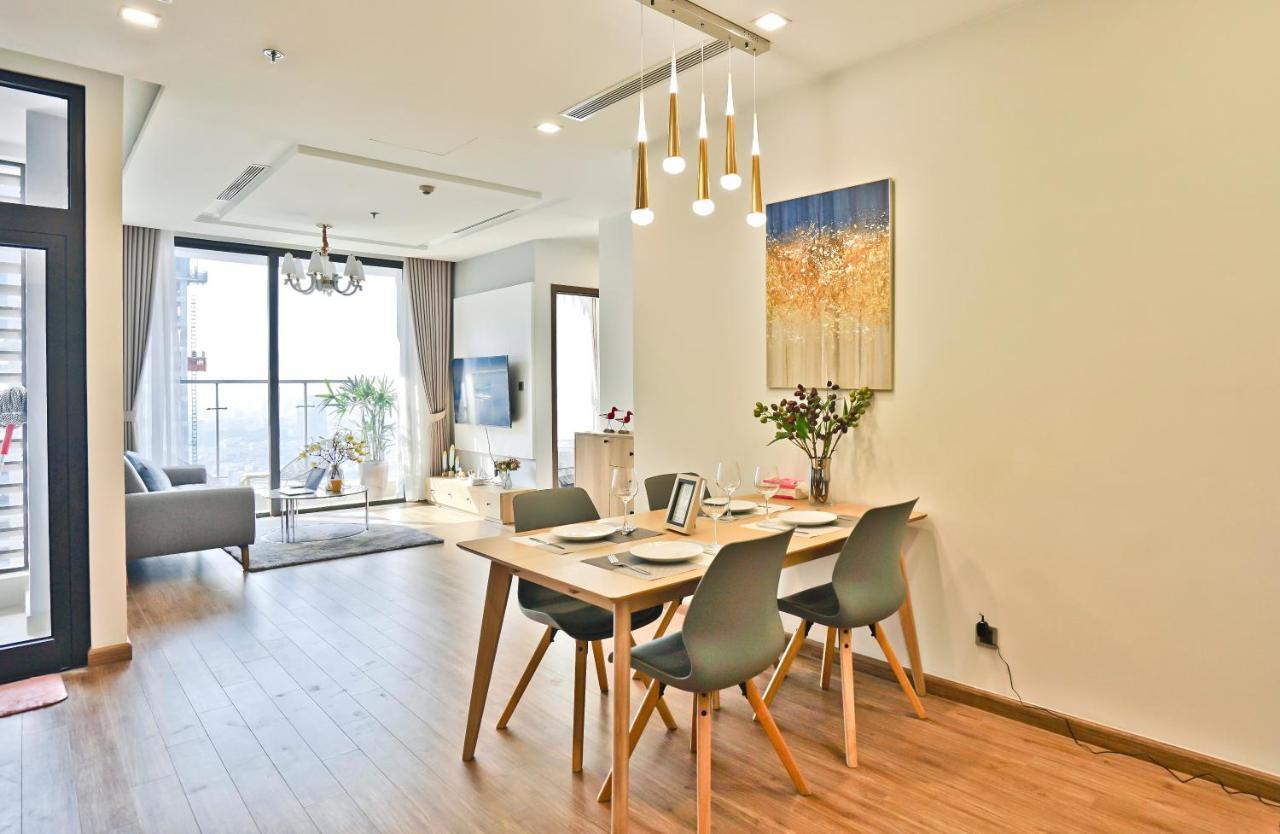 Hi-Home Suites - Vinhomes Metropolis Hanoi Eksteriør billede